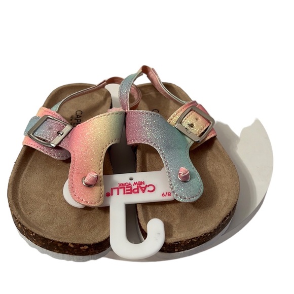 Capelli of New York Rainbow Toddler TStraps Size 8/9 - Picture 7 of 7